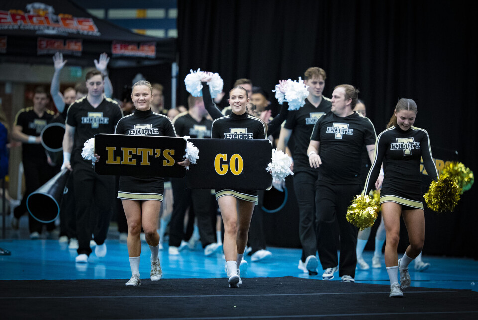 2.700 utøvere samlet til cheerleading i Drammenshallen