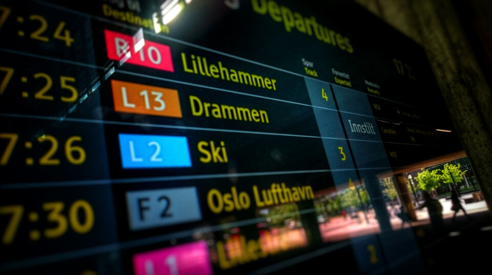 Forsinkelser og innstillinger i togtrafikken