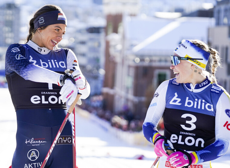 Stavås Skistad med slengkyss til svenskene i sprint-seier