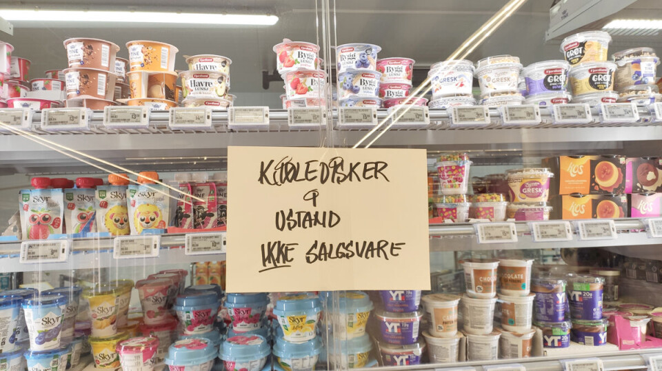 Kjølediskene sviktet – nye varer for store verdier måtte kastes