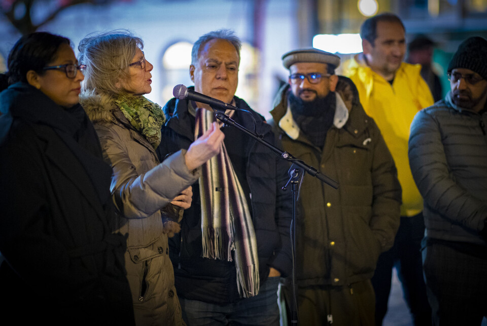 Gikk i demonstrasjonstog for flyktningesaken