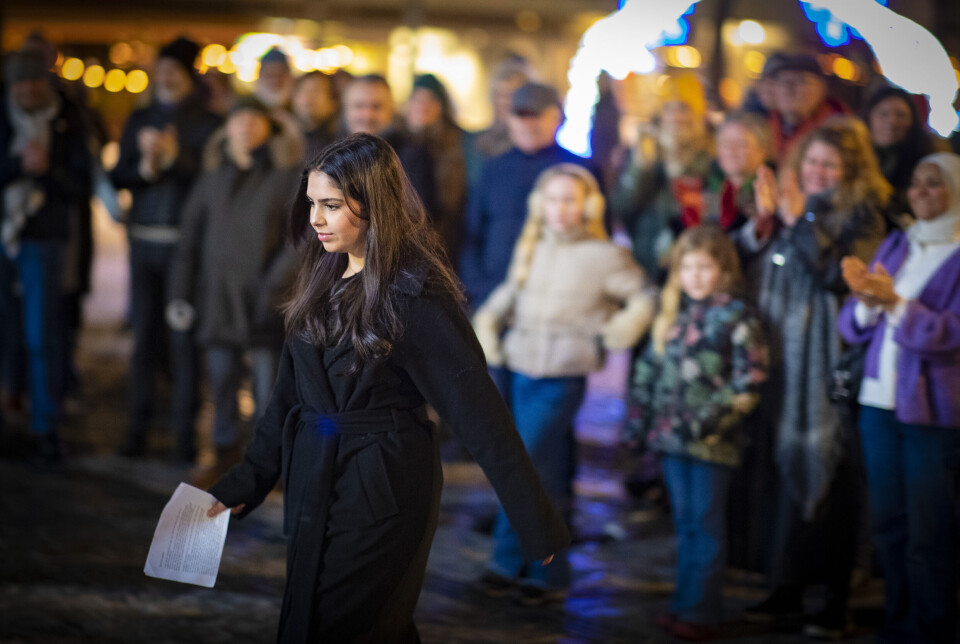 Leder av ungdomsrådet Ronja Bajalan