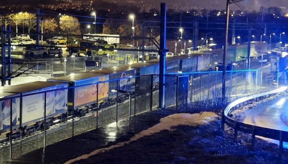 Mann påkjørt av toget i Lier