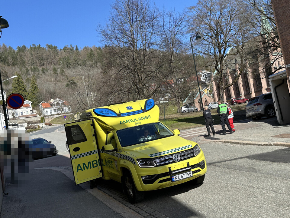 Kollisjon i sentrum