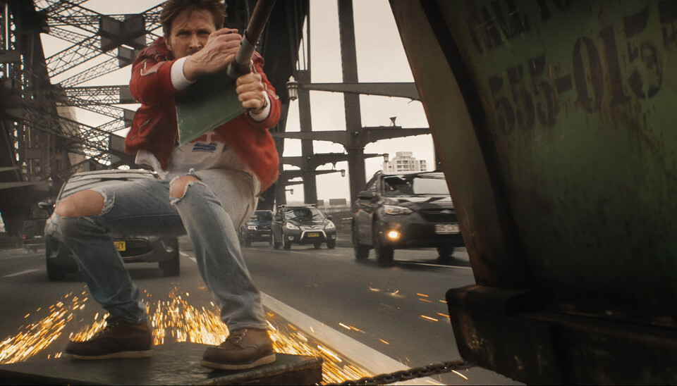 Et av mange imponerende stunts