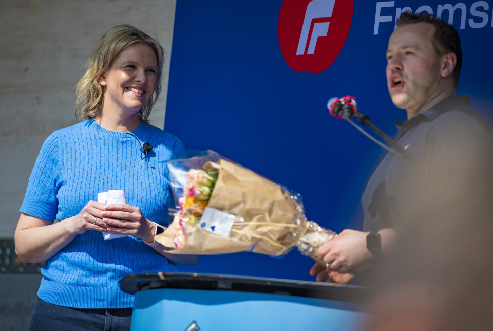 Lavrans Kierulf booket Sylvi Listhaug på direkten for 1. mai også neste år.