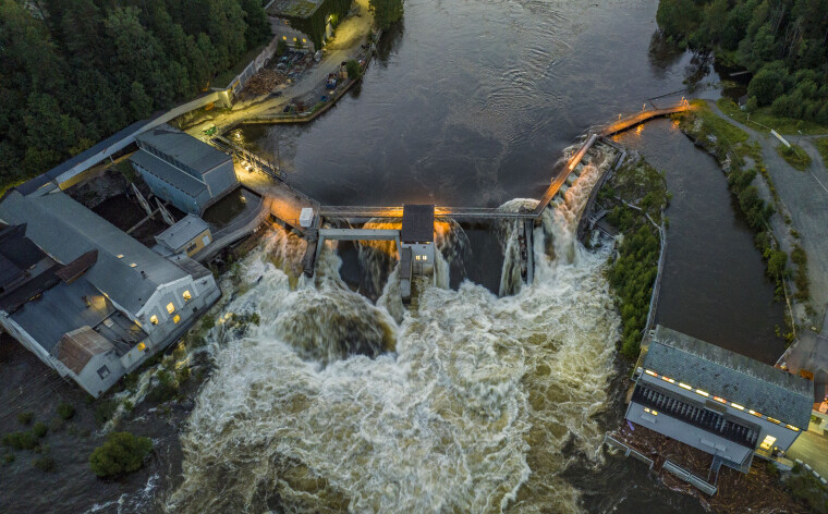 Her fra storflommen i august 2023.