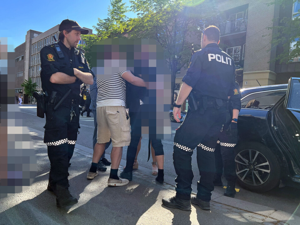 Politiet måtte rykke ut for å håndtere et ordensproblem med alt for høyt alkoholinntak allerede før kveldstid.