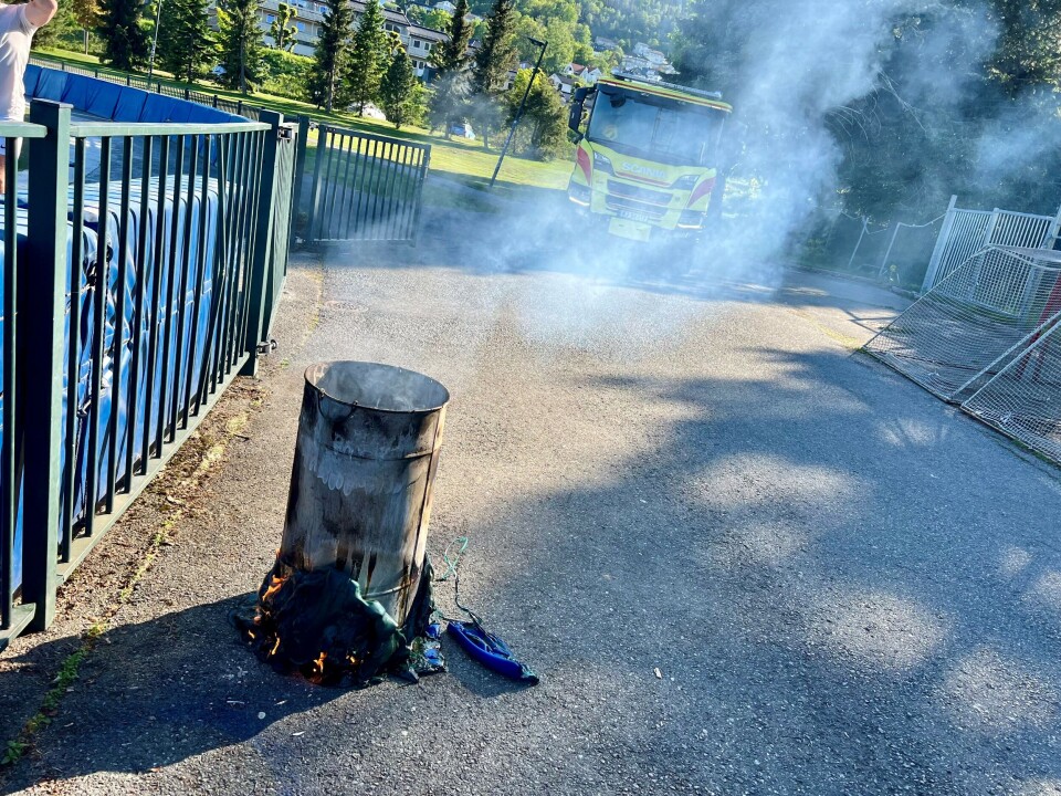 Brann ved idrettsanlegg