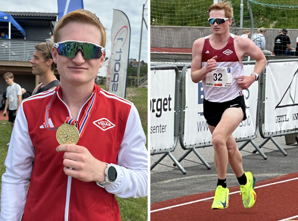 Hokksund-gutt tok NM-gull for andre gang på halvmaraton