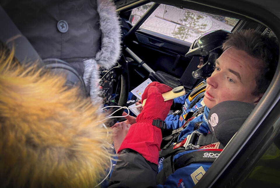 LEGGER OPP? Anders Grøndal har kjørt mer enn planlagt denne sesongen - og har rallybilen til salgs.