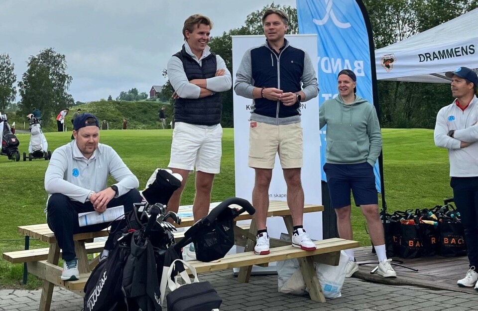 Øystein Tamburgstuen fra Kreftforeningen var på plass for å vise sin takknemlighet