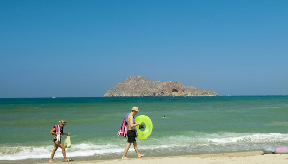 Platanias på Kreta er en av favorittene til nordmenn denne sommeren. Hellas er det mest populære landet med Spania og da spesielt Mallorca hakk i hel.