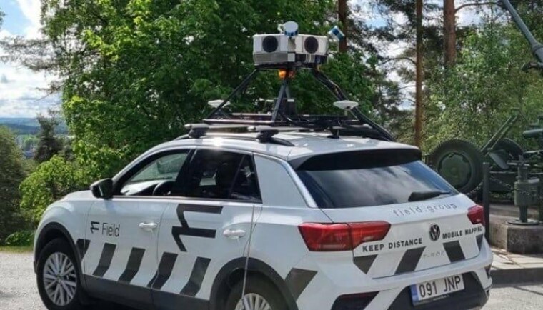 Fotograferingen vil foregå med en lignende bil som vist på bildet, opplyser Drammen kommune.