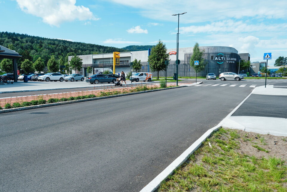 Åpnet ny sykkelvei på Gulskogen