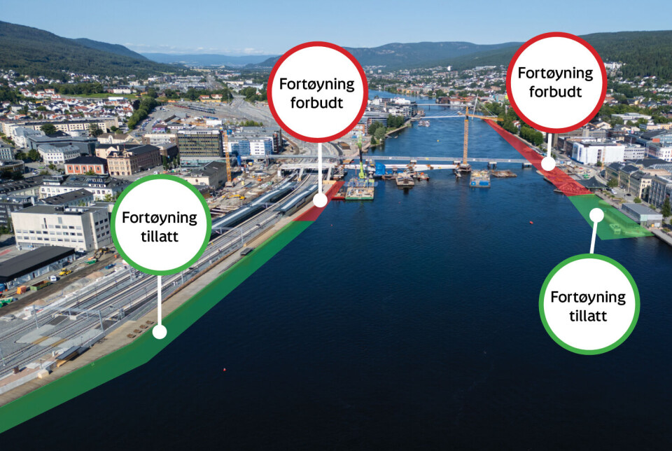 Slik kan du fortøye båten under Elvefestivalen