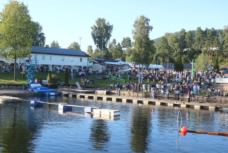 Mye folk – perfekt vær og bra vannstand ga en fin ramme rundt konkurransen.
