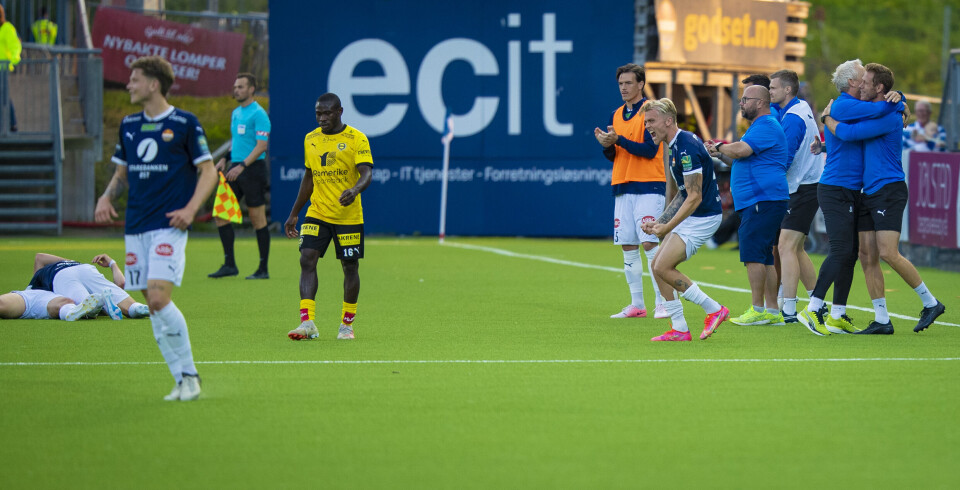 Endelig! Vill feiring for tre poeng etter overtidsscoring