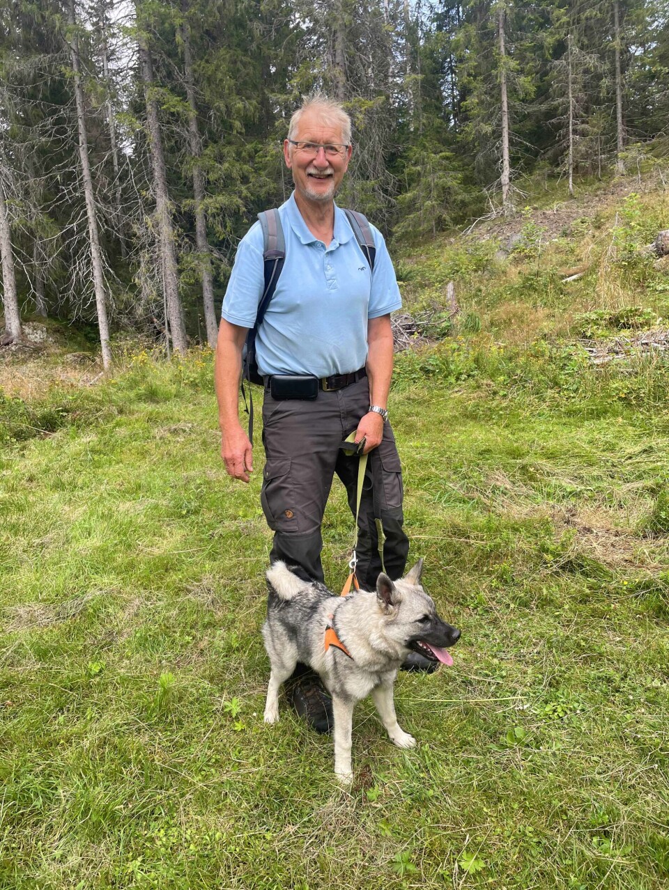 Pensjonert naturforvalter i Drammen kommune, Widar Tandberg, dukket også opp på Myresetervollen på søndag.