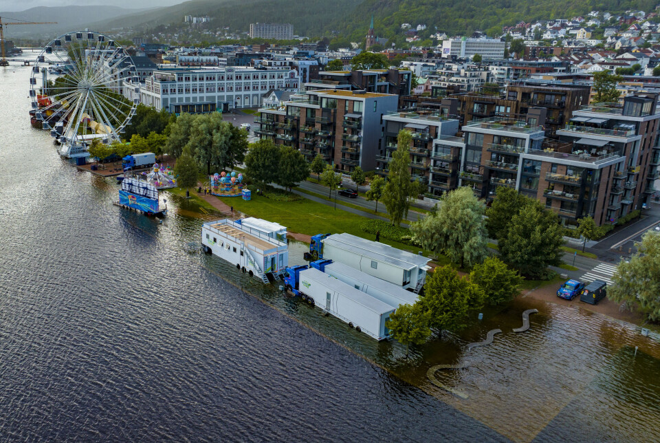 Uavklart tivoli-skjebne etter oversvømmelsen