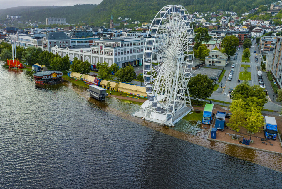 Uavklart tivoli-skjebne etter oversvømmelsen