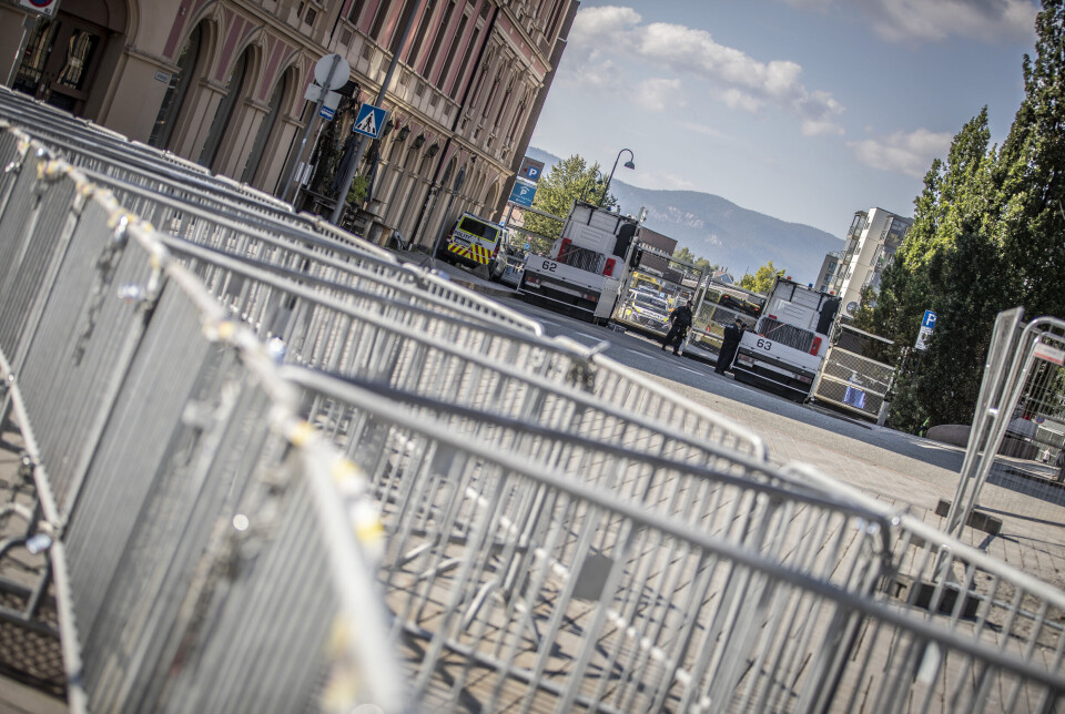 JERNRING: Torget var så godt som hermetisk lukket.