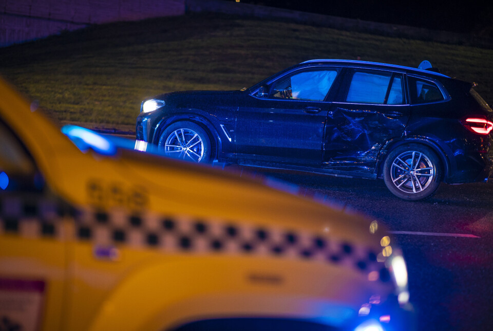 Kollisjon etter brudd på vikeplikten