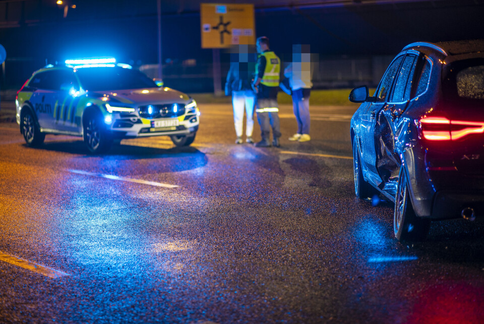 Kollisjon etter brudd på vikeplikten