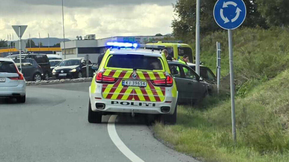 Kollisjon i ettermiddagsrushet