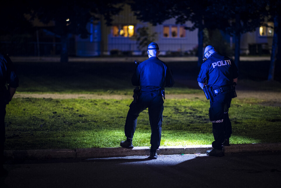Knivstikking på Strømsø