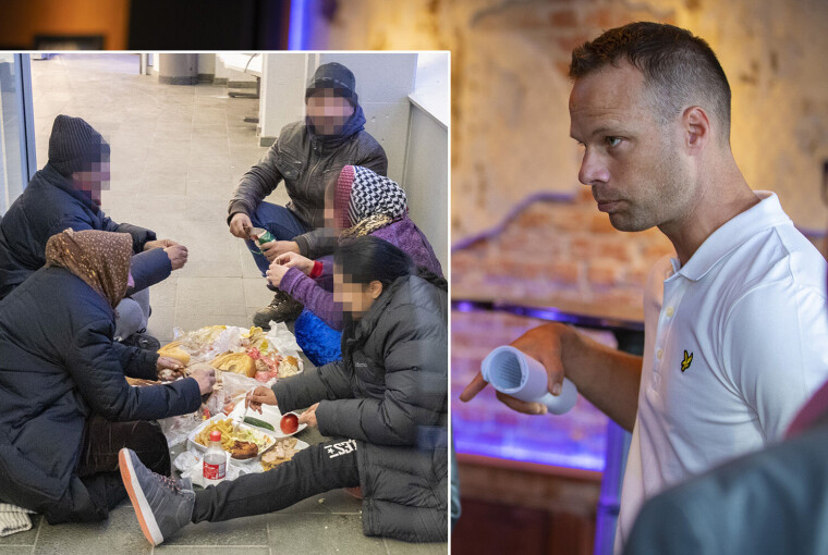 - REIS HJEM: - Grovt uforsvarlig at kommunen skal stille opp med gratis overnatting til en liten gruppe utlendinger som ikke har noe her å gjøre, sier Jon Helgeim (Frp).