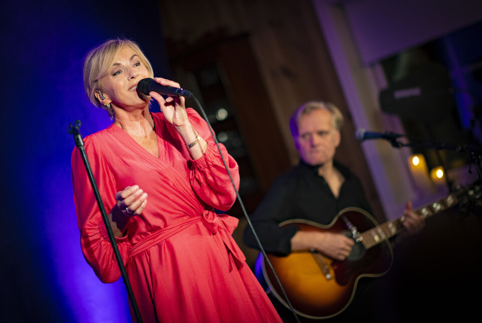 Silje Nergaard med stemningsfull intimkonsert på Sande-bygda