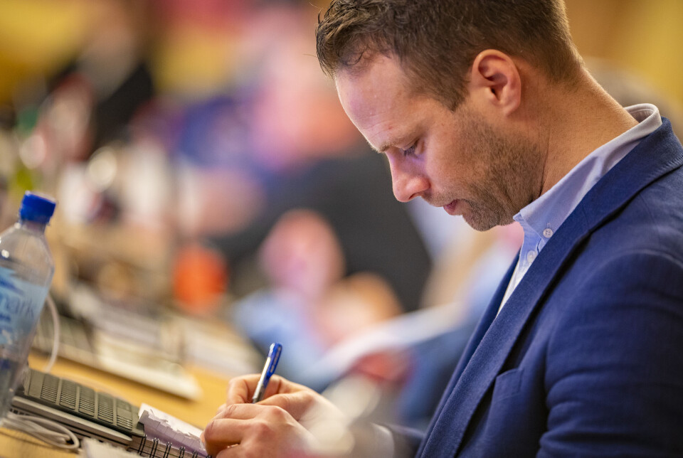 VISTE TIL FORSKNING: Jon Helgheim (Frp) prøvde denne gangen en kunnskapsbasert tilnærming for å «unngå det hele Sverige nå har tatt inn over seg», men argumentasjonen ble fortsatt uglesett av deler av opposisjonen.