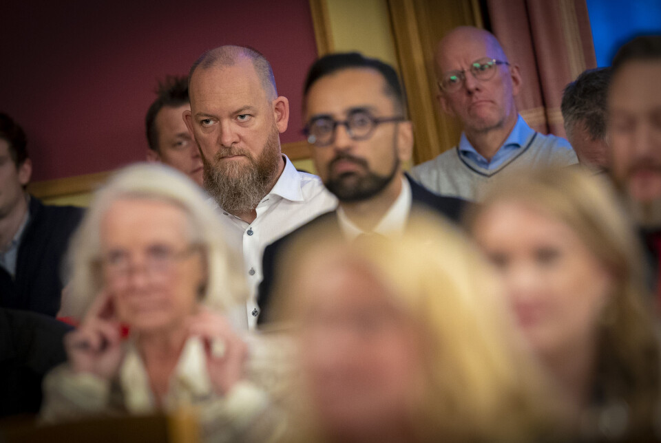 KAN BLI VIKTIG: Lars Stenberg fra INP kan også få en avgjørende rolle dersom han inngår en avtale med samarbeidspartiene i posisjonen - og disse ikke får støtte fra noen av opposisjonspartiene i skolesaken.