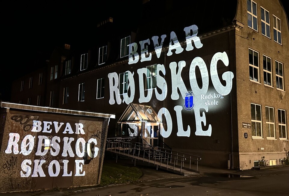 RØDSKOG SKOLE: Rødskog skole ligger på Gulskogen, og har i dag 150 elever og cirka 20 ansatte fordelt på 1.-7. trinn og SFO.