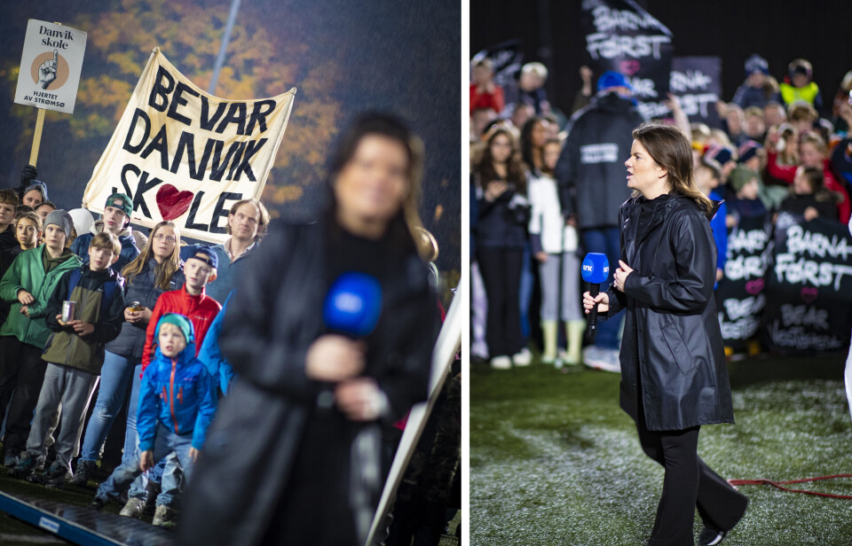 Aksjonsgruppene fra blant annet Danvik og Vestbygda lot seg ikke be to ganger da NRK gikk på direkten i Drammen lørdag kveld, og ble godt synlige på sendingen fra «Alle mot 1».