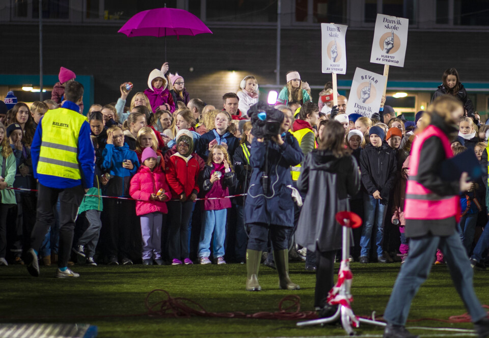 Skoledemonstranter «kuppet» NRK-show i beste sendetid