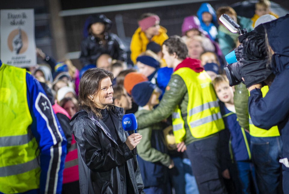 Skoledemonstranter «kuppet» NRK-show i beste sendetid