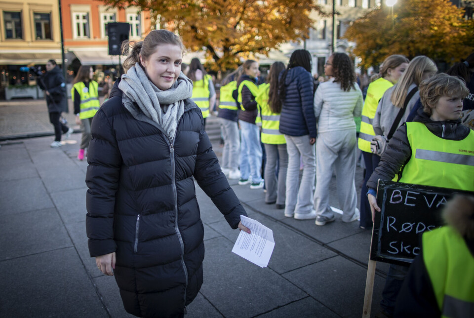 HOLDT TALE: Leder i Hovedutvalget for Oppvekst og Utdanning, Victoria Fevik (H)