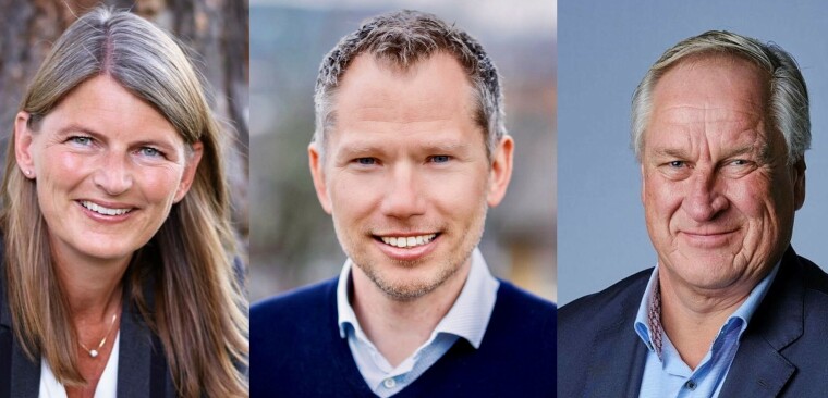 Lene Conradi, ordfører Asker kommune, Kjetil Kivle, ordfører Lier kommune, Kjell Arne Hermansen, ordfører Drammen kommune