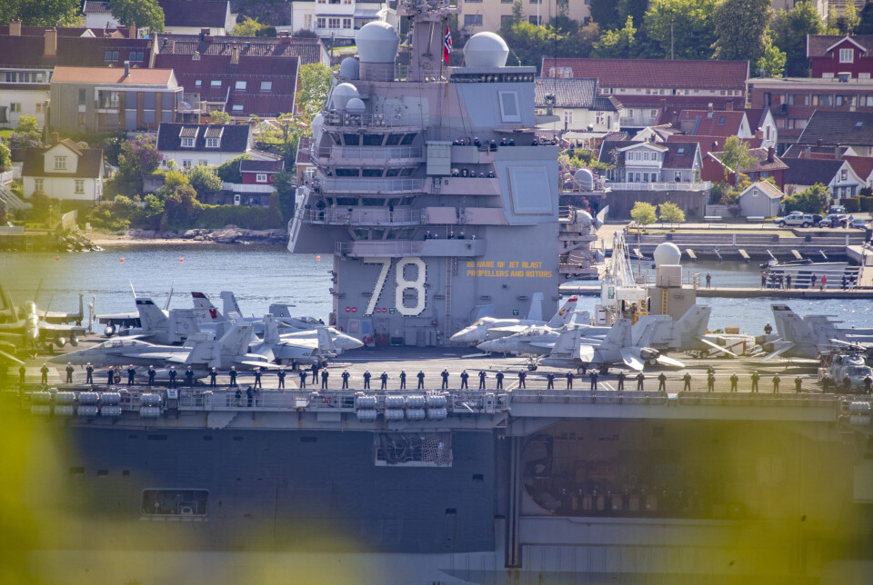 Nytt amerikansk hangarskip til Oslo