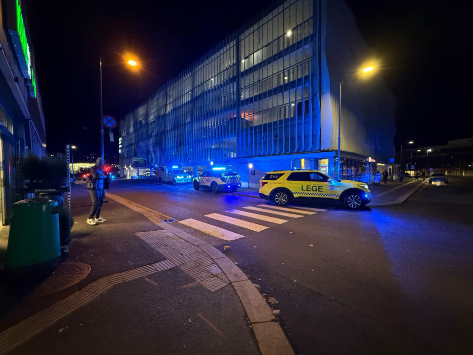 Parkeringshuset på Strømsø er sperret av i forbindelse med en hendelse.