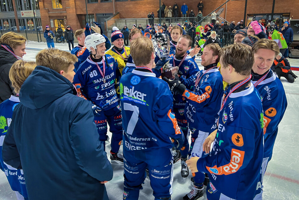SERIEGULL: Blir Drammen seriemestere igjen? Mange, inkludert DRM24's bandyekspert, tror det.