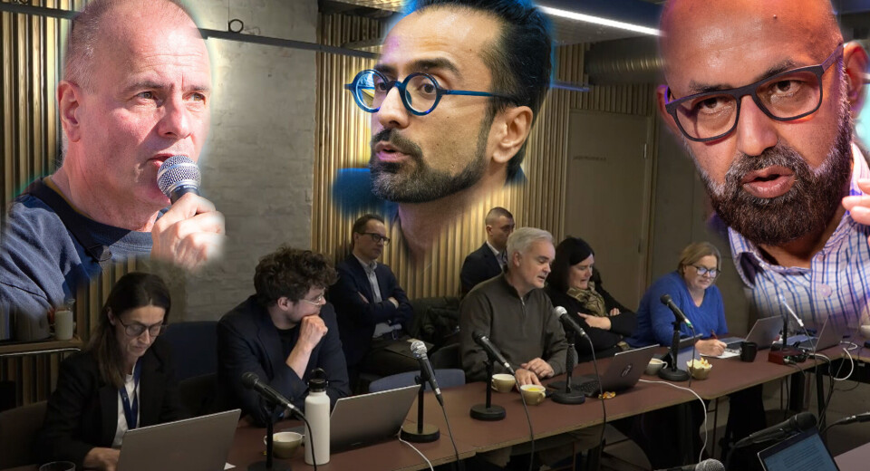 SIAN-leder Lars Thorsen, gruppeleder Tony Burner i Drammen SV og gruppeleder Sajid Mukhtar i Partiet Sentrum utgjorde partene da PFU behandlet klagesaken mot DRM24.