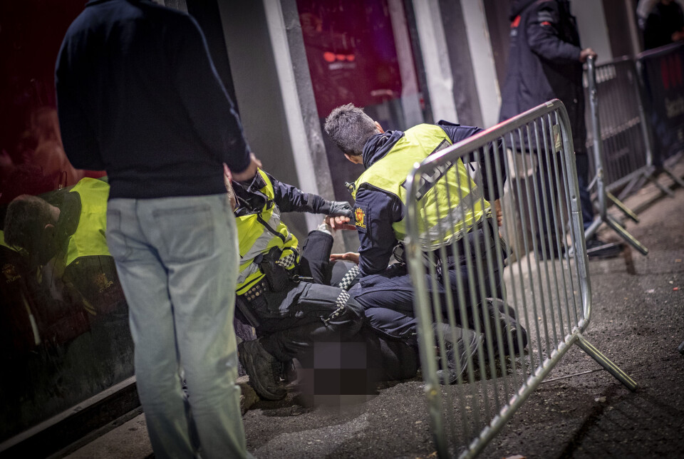 Julebordsesongen i gang: Blodig natt på byen i sentrum