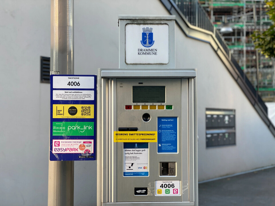 Nesten 80% betaler nå via betalingsapp, mens bare 1,5% av betalinger for parkering gjøres med mynt.