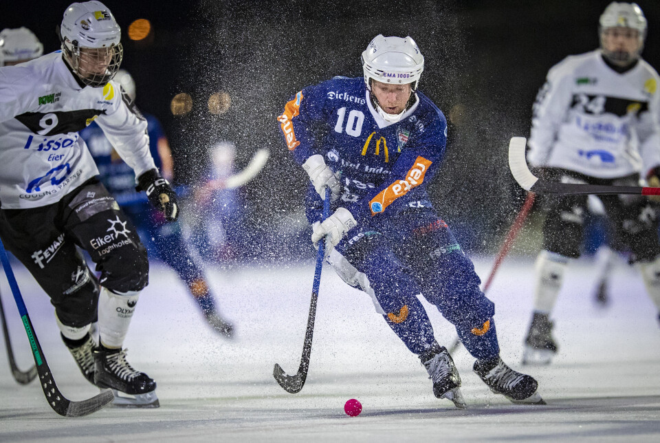 HATTRICK: Gjedda i sivet skapte trøbbel for Solberg-forsvaret.