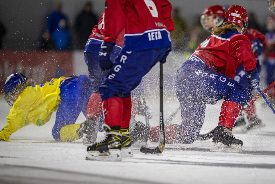 TØFFE TAK: Norge forsvarte seg tappert,