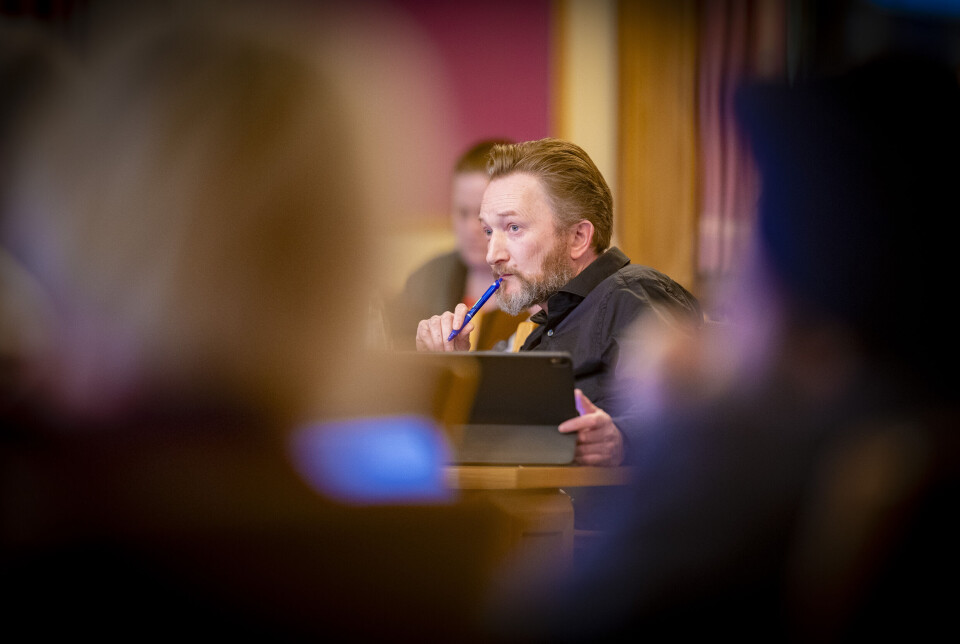 Rødt's gruppeleder Jørgen Harboe Wilhelmsen presenterte trolig det budsjettforslaget som skilte seg mest radikalt fra hva posisjonspartiene vedtok i kommunestyret onsdag kveld.