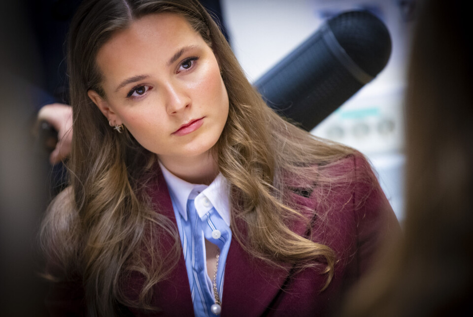 Lin (5) fikk prinsesse-besøk på sykehuset